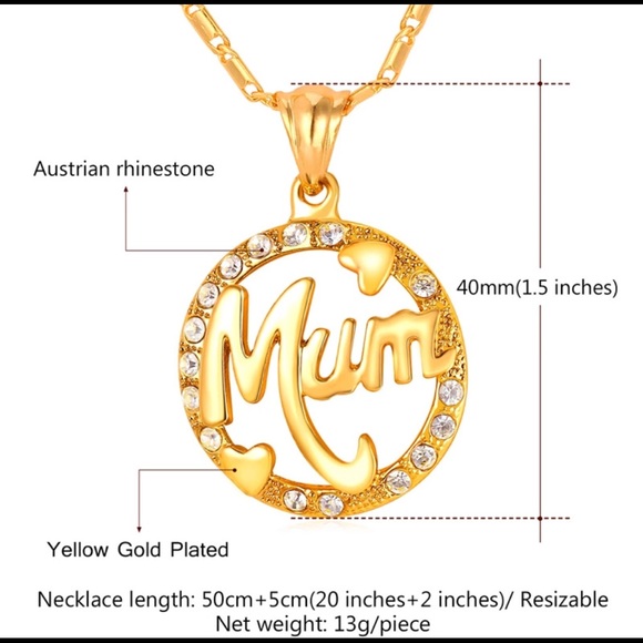 U7 Mum Necklace - Picture 4 of 6